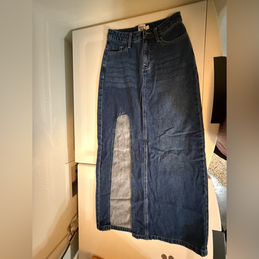 Princess Polly Blue Denim Skirt